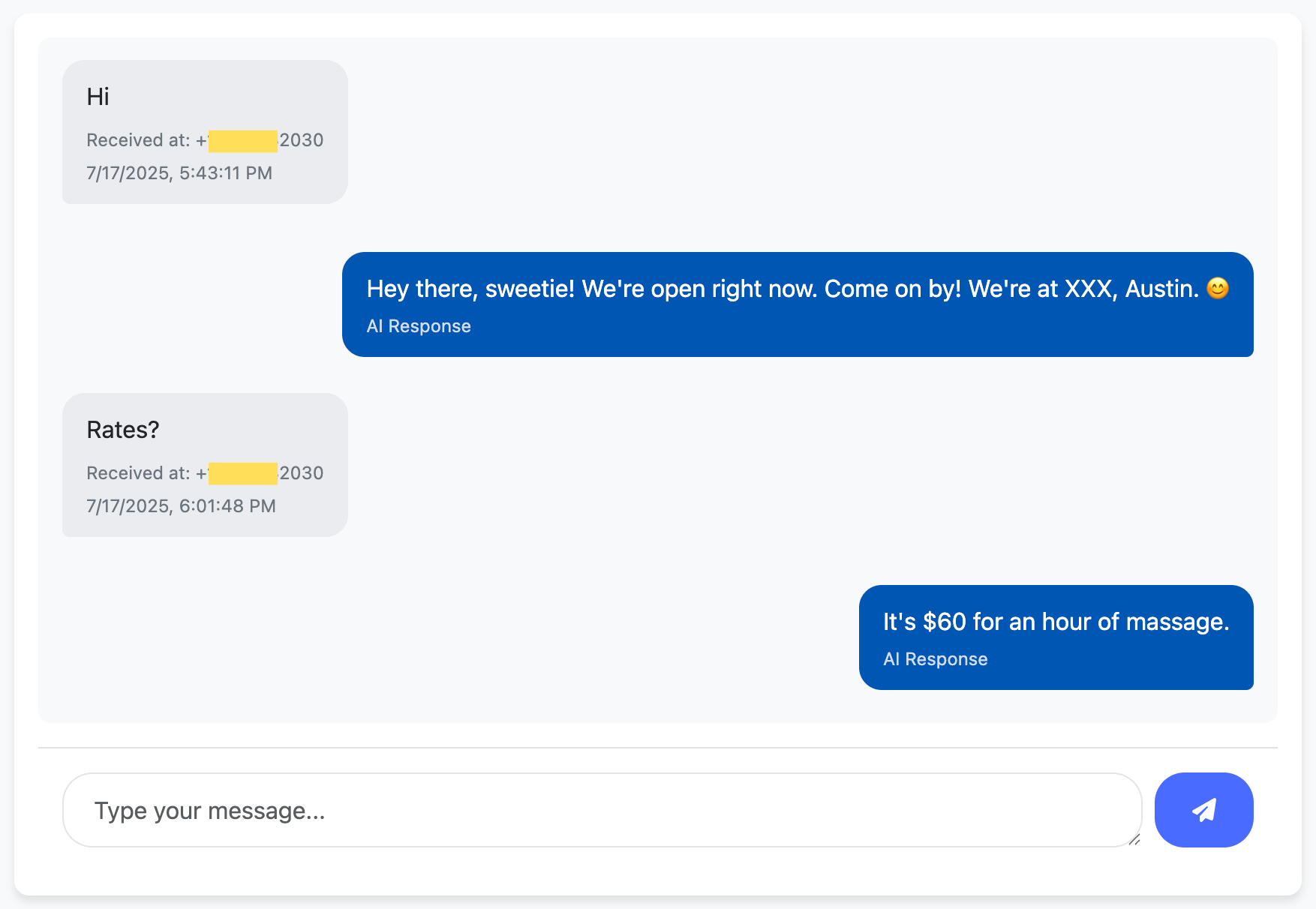 SmartResponder Demo 1
